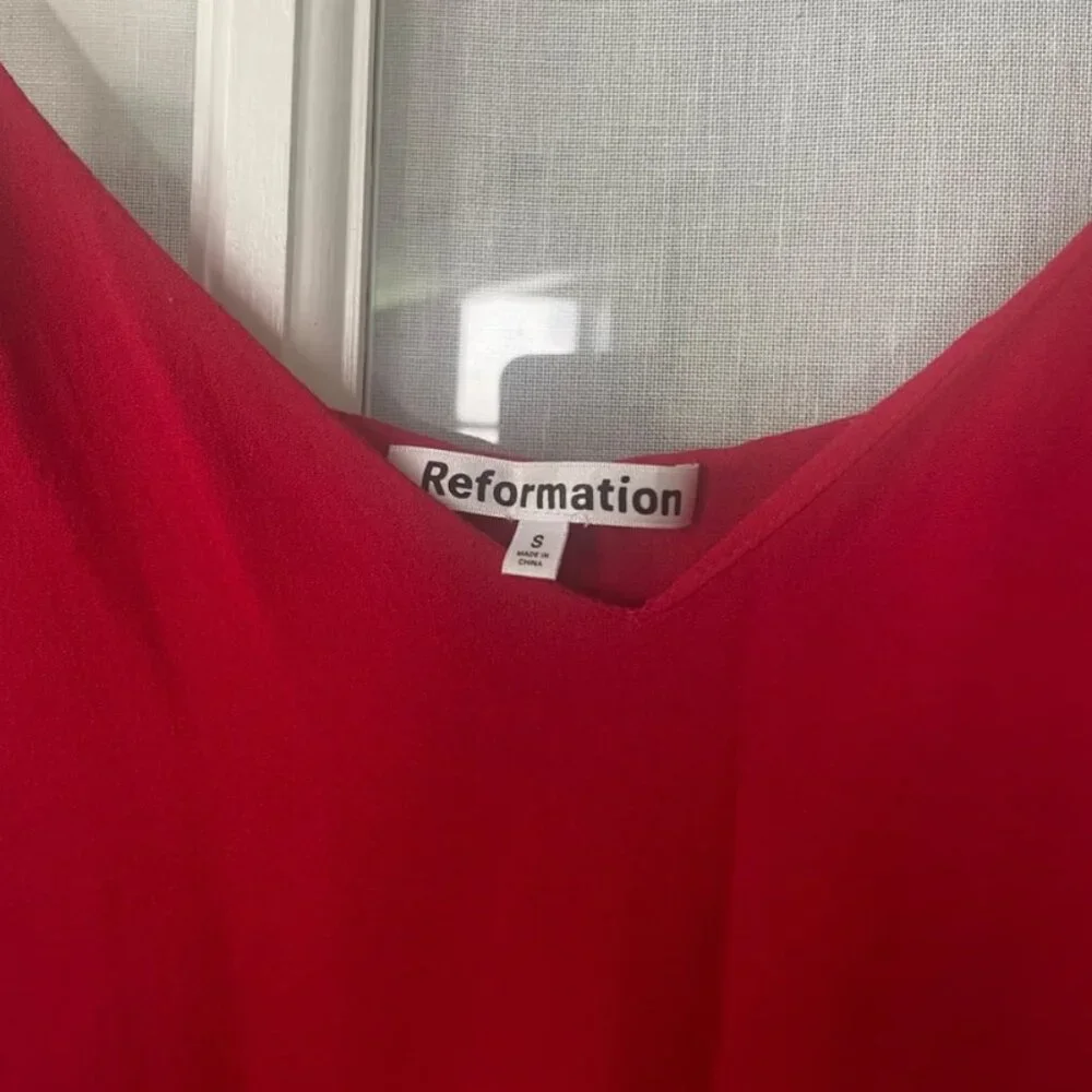 Reformation Marlow Dress - Red Small - Picture 4 of 4
